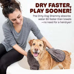 Compact Quick-Dry Pet Towel — Super Absorbent, Foldable, 53x22cm