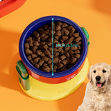 Adjustable Suction Cup Pet Bowl — Raised Feeder for Dogs & Cats