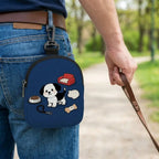 Cartoon Waterproof Dog Treat Pouch (Leak-Proof, Portable Training)