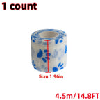 Self-Adhesive Pet Wound Wrap — Breathable Elastic Bandage, No Clips Needed