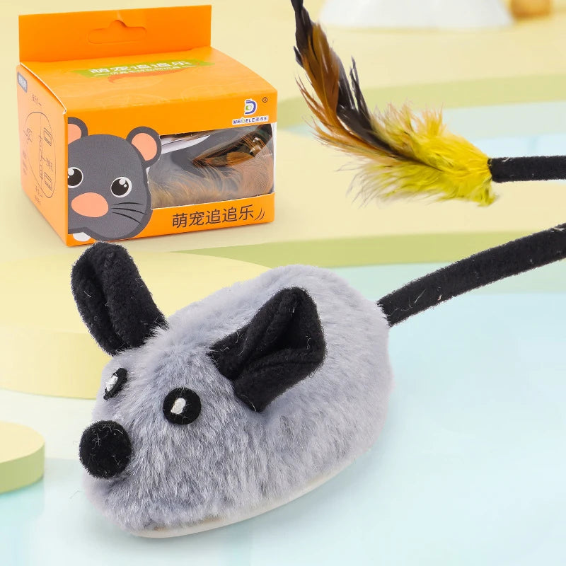 Electric Touch-Sensing Mouse Cat Toy