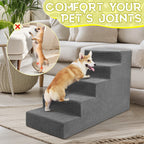 Non-Slip Foam Pet Stairs for Beds & Couches