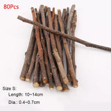 Natural Apple Wood Chew Sticks — Teeth Grinding Sticks for Small Pets