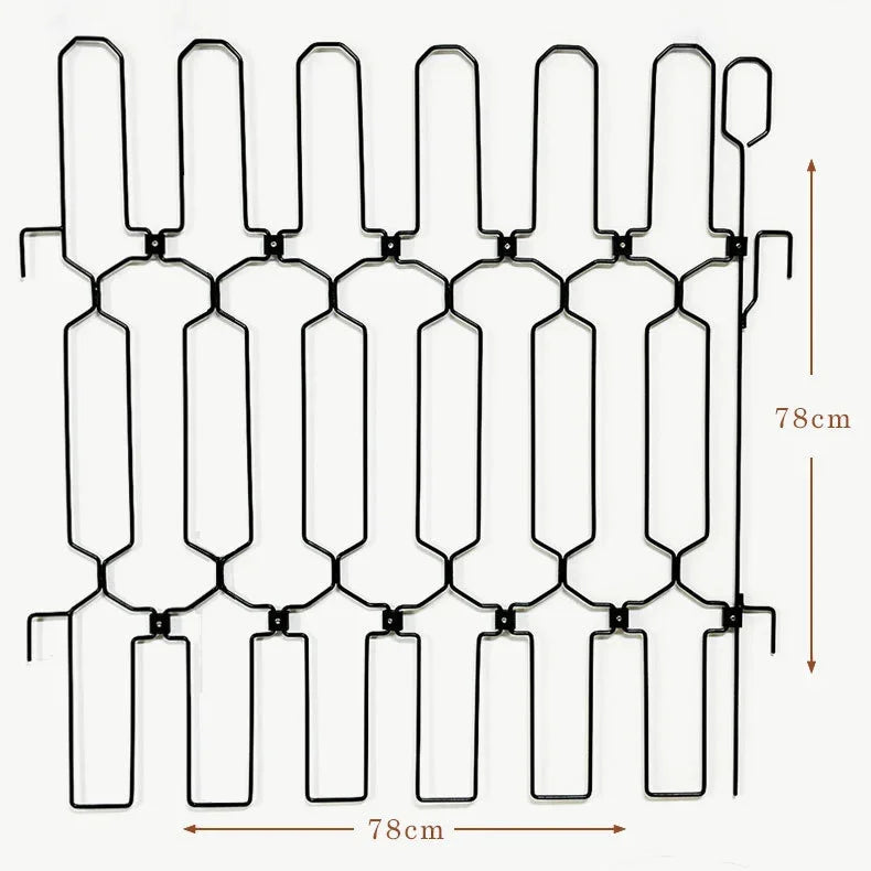 Retractable Metal Pet Safety Gate