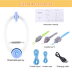 Door-Hanging Retractable Cat Teaser — 3 Catnip Mice, No Batteries