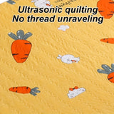 Carrot-Shaped Rabbit Pee Pad — Reusable & Machine Washable
