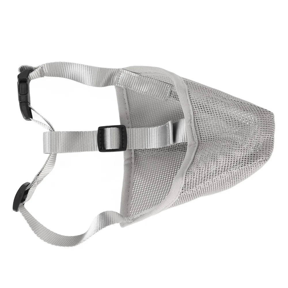 Air Mesh Dog Muzzle (Soft, Flexible, Anti-Bark, Multi-Size)