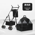 Portable Foldable Walking & Jogging Pet Stroller for Small & Medium Dogs & Cats