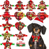 Christmas Dog Bowtie with Bell (5 or 10 Pack)