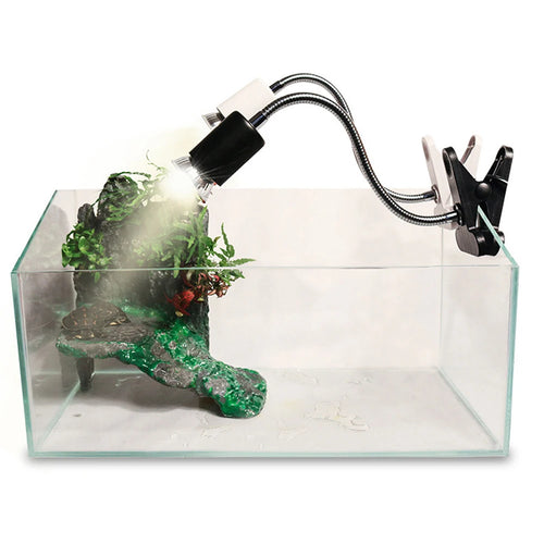 UVA Reptile Light Kit — Clip-On E27 Basking Lamp & Stand