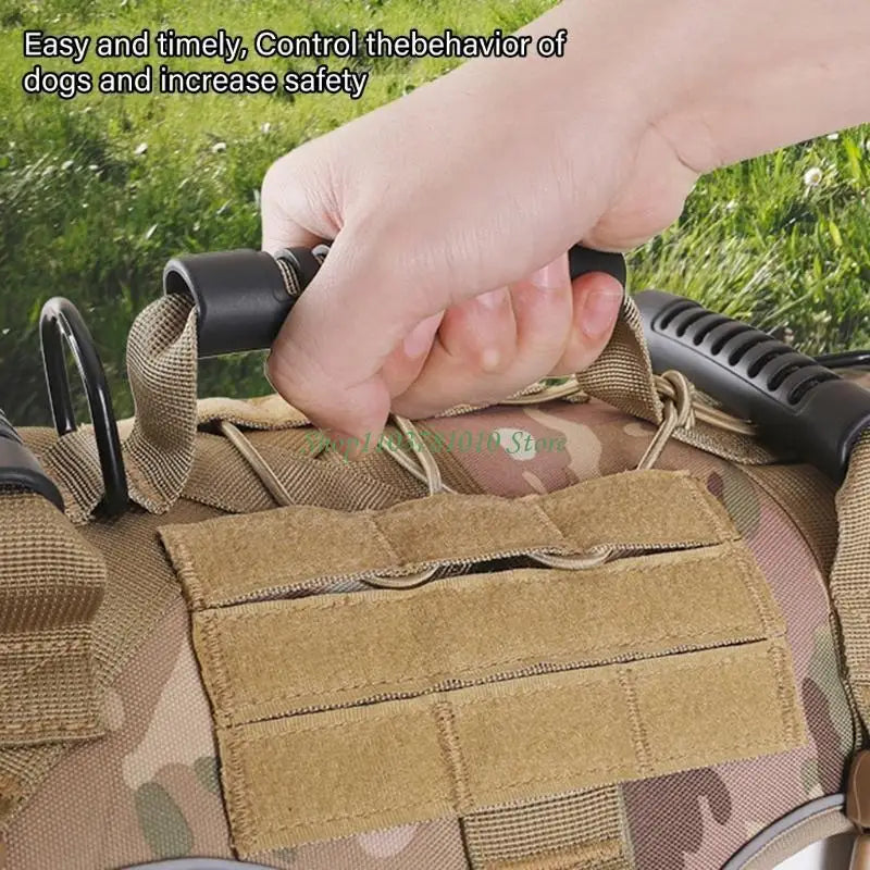 U55D Military Dog Training Harness (Tactical, Leash Lead, Outdoor)