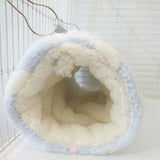 Plush Tunnel Nest — Soft Hideaway Channel for Small Pets