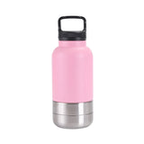 3-in-1 Stainless Steel Pet Water Bottle (Multi-Layer, Leak-Free, Detachable)