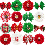 Christmas Bow Tie Collar 50-Pack for Small Dogs & Cats