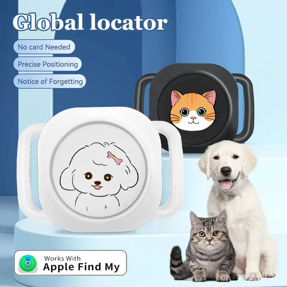 Bluetooth Smart Activity GPS Tracker for Dogs & Cats - Real-Time Global Anti-Loss Locator