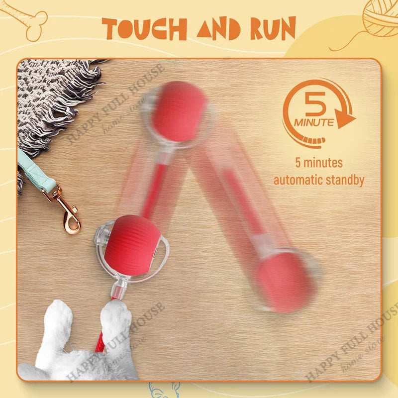 2-in-1 Automatic Interactive Cat Ball Toy
