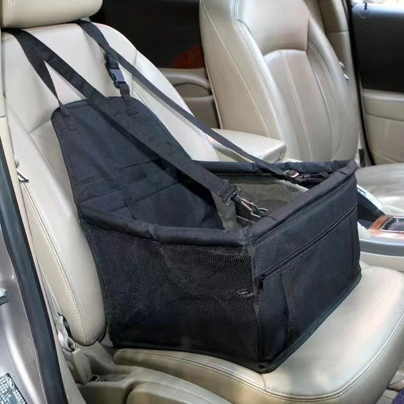 Dog Car Seat with Storage Pockets (Universal, Non-Slip, Small & Medium Dogs)