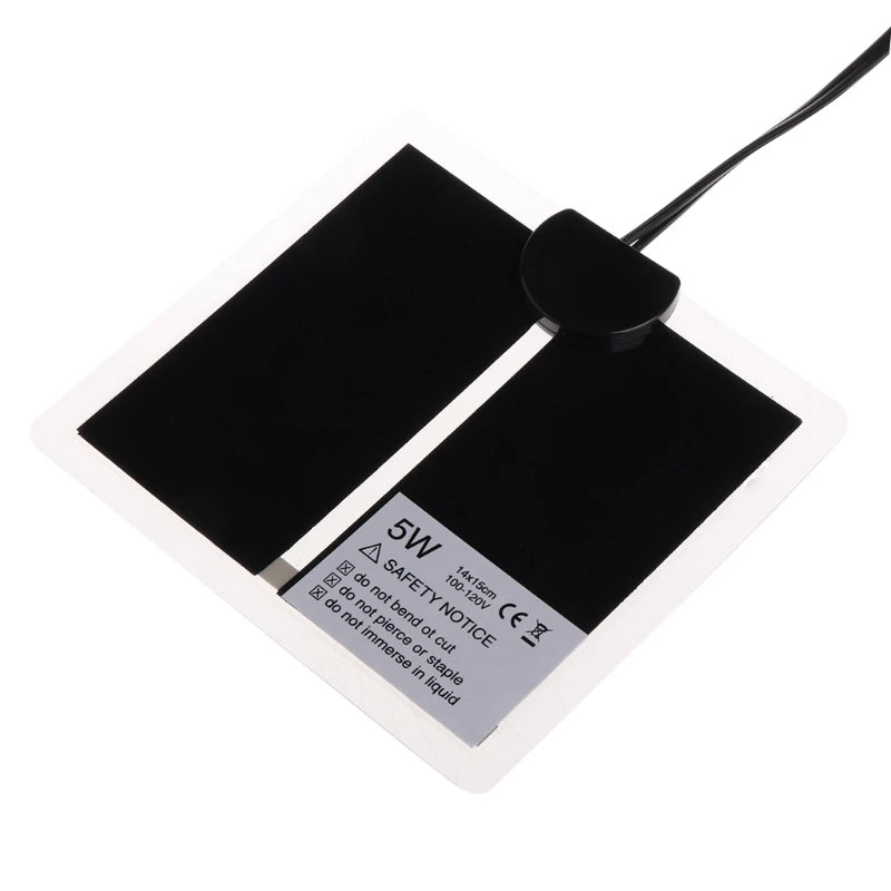 Thin Flexible Reptile Heat Mat — Even Substrate Warmth, 5W-20W