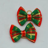 Christmas Pet Hair Bows 10-Pack (Holiday Party Accessories)
