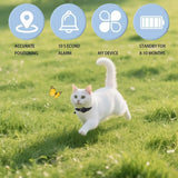 Reflective Pet Collar GPS Necklace with AirTag Holder - Waterproof