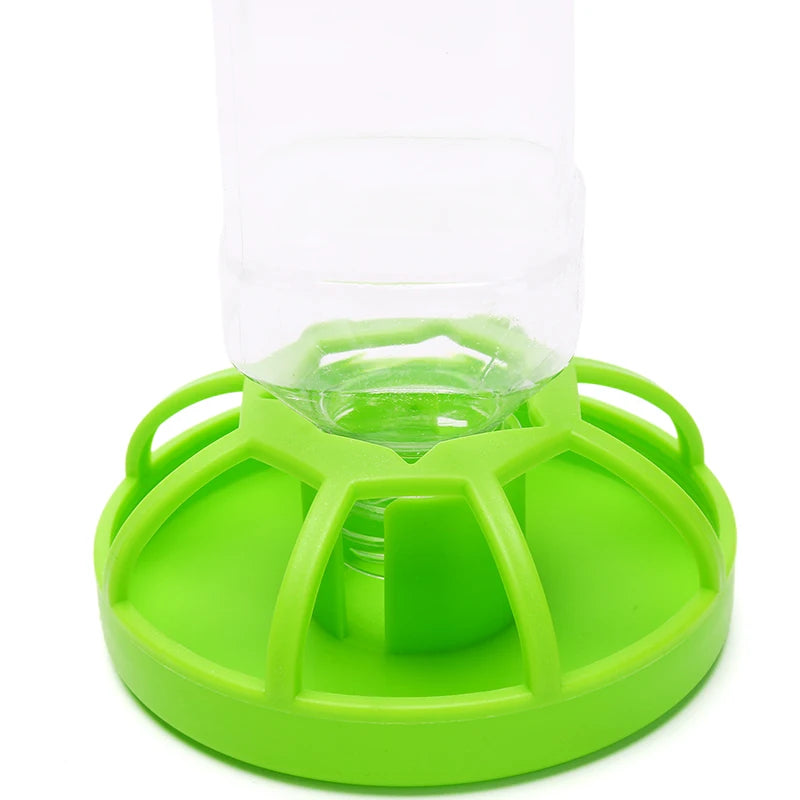 Automatic Reptile Water Dispenser — Gravity-Fed Bottle & Dish for Small Pets