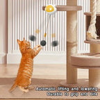 Electric Bouncing Hair Ball Cat Toy — Automatic Up-and-Down Motion for Solo Play