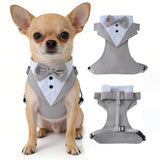 Dog Tuxedo Suit with Bow Tie (Wedding & Party Costume)