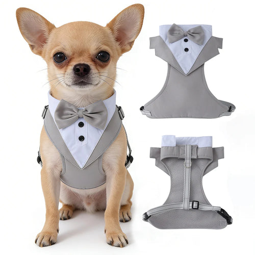Dog Tuxedo Suit with Bow Tie (Wedding & Party Costume)