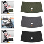 Water-Resistant Pet Stroller with Soft Cotton Pad & Edge Cover Guard — Comfortable Travel Carrier