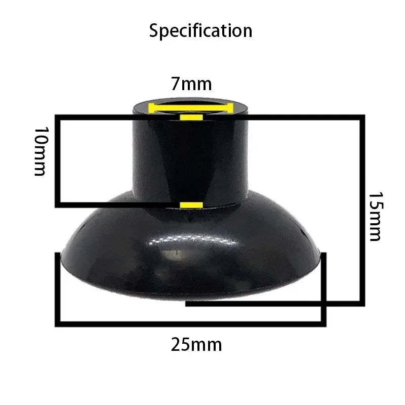 Aquarium Air Tube Suction Cup Holder Clips 10-Pack