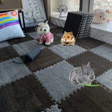 Spliceable Fleece Cage Liner Set — Washable Waterproof Bedding Mats