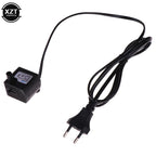 Compact Submersible Filter Pump (1.1M Cord, AC 220V, 3W, Fish Tank)