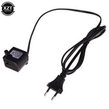 Compact Submersible Filter Pump (1.1M Cord, AC 220V, 3W, Fish Tank)