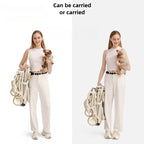 Airline-Ready One-Touch Folding Lightweight Pet Stroller — Breathable Outdoor Puppy & Cat Travel Carrier