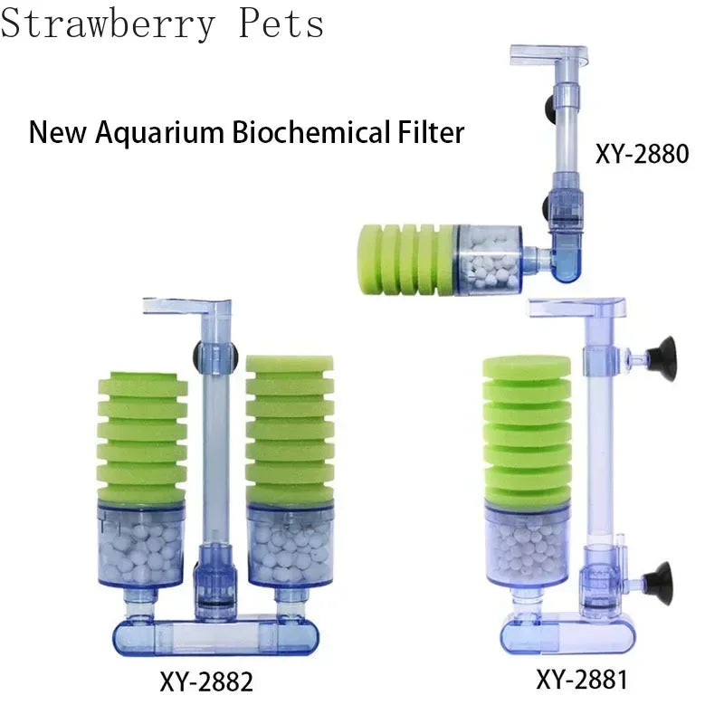 Aquarium Surface Skimmer Filter (Air Pump Driven, Oil Film Removal)