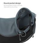 Breathable Mesh Pet Sling Carrier (Single Shoulder, Large Capacity)