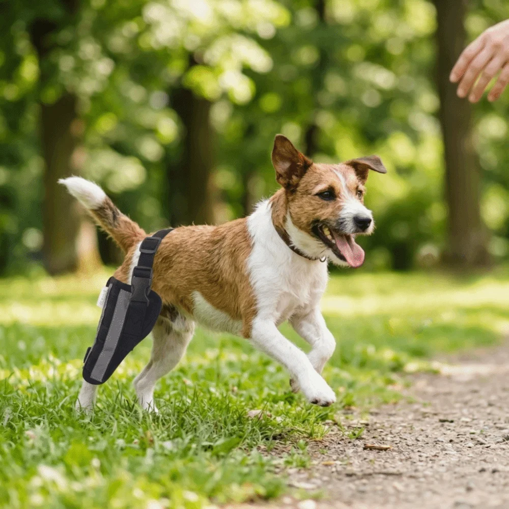 Dog Hind Leg Brace (Adjustable, Joint Stabilizing, Breathable)