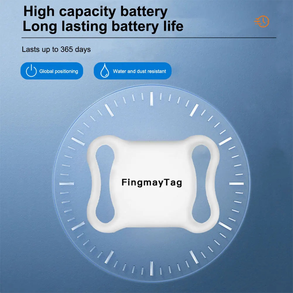 Bluetooth GPS Activity Tracker for Dogs, Cats, Kids & Wallet Keychain