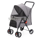 Portable Pet Stroller Dogs Cats Carrier Small Pet Stroller Foldable Suitable Outdoor Travel Dog Cat Supplies