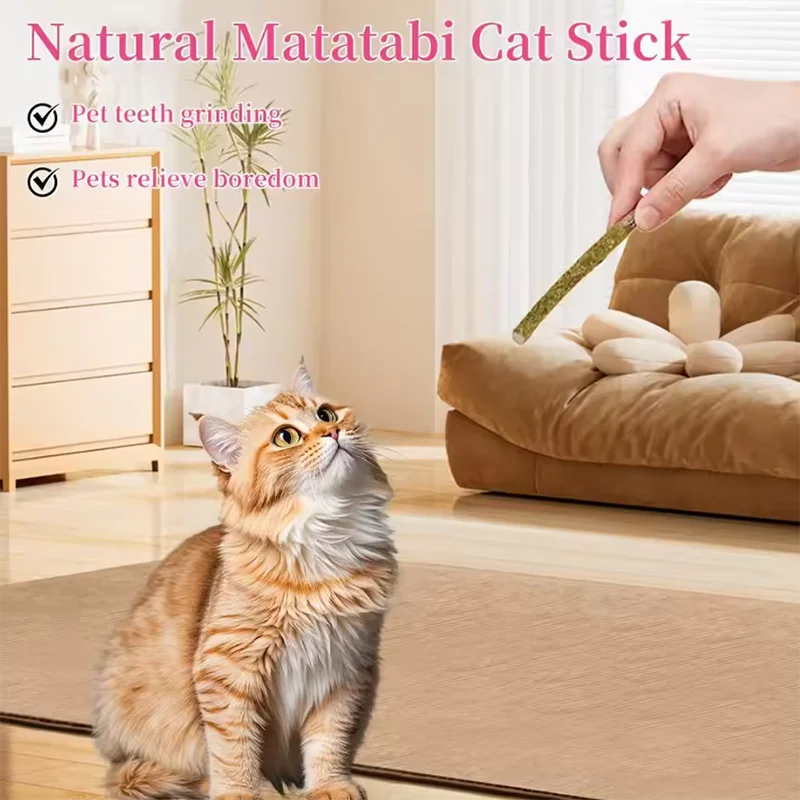 Natural Peppermint Cat Chew Stick