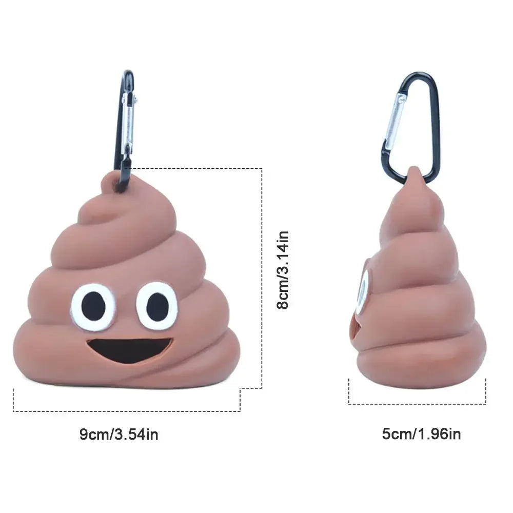 Eco-Friendly Poop Bag Dispenser (Hanging Buckle, Biodegradable)
