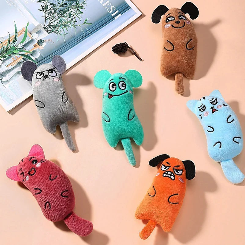 Cartoon Plush Teething Toy for Pets
