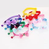 Adjustable Bow Bell Collar — Soft Universal Fit for Cats & Dogs