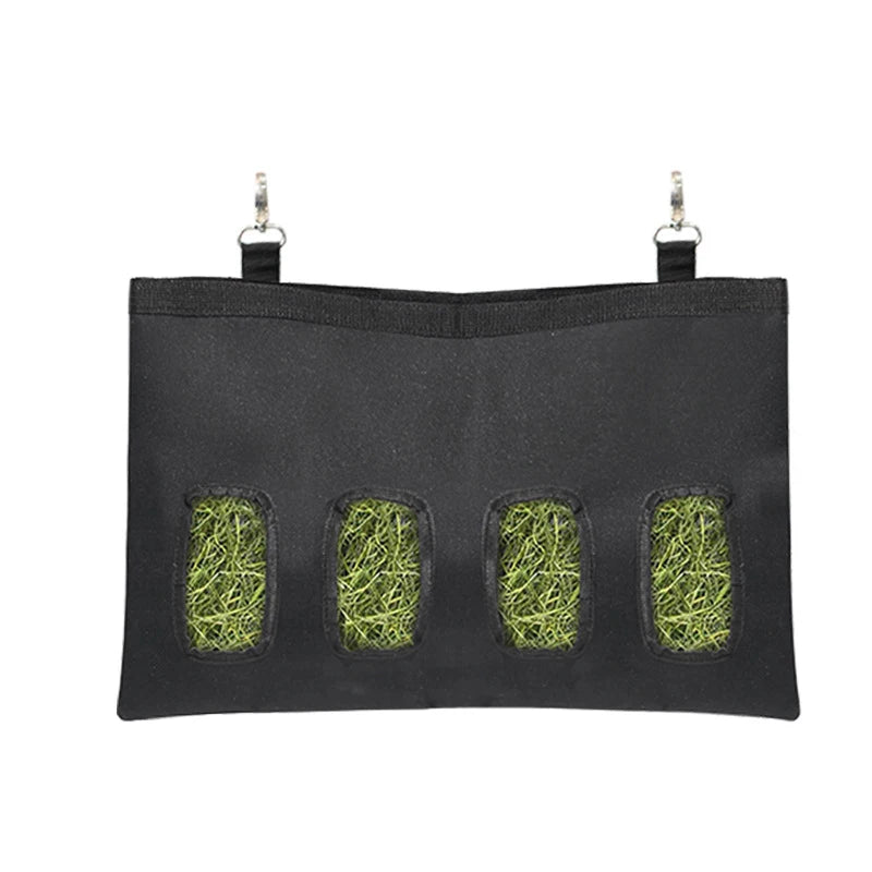 Hanging Hay Feeder Bag for Rabbits & Guinea Pigs — Mess-Free Dispenser