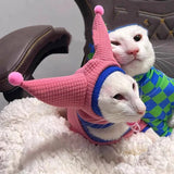 Sphynx Cat Waffle Knit Winter Hat (Adjustable Cold-Proof Cap)