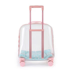 Transparent Capsule Pet Backpack Carrier with Wheels for Cats & Small Dogs