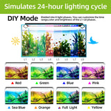 Full Spectrum Aquarium LED Light with Remote (30–60cm, IP68)