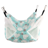 2-in-1 Cotton Hammock Bed for Small Pets & Birds — Warm Hanging Nest