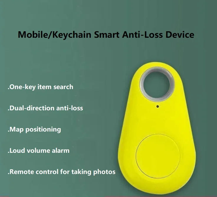 2-Way Bluetooth Smart Finder for Keys, Wallets, Pets & Kids with Separation Alarm
