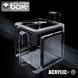 Acrylic Aquarium Isolation Breeding Box (Stainless Steel Mesh, Divider)